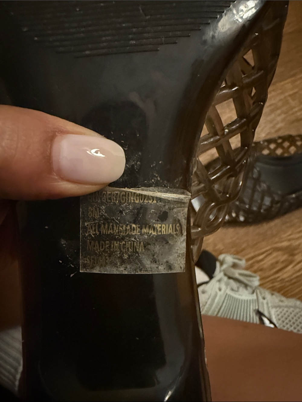 Steve Madden Brown Woven Lattice Slide Mules - Picture 4 of 5